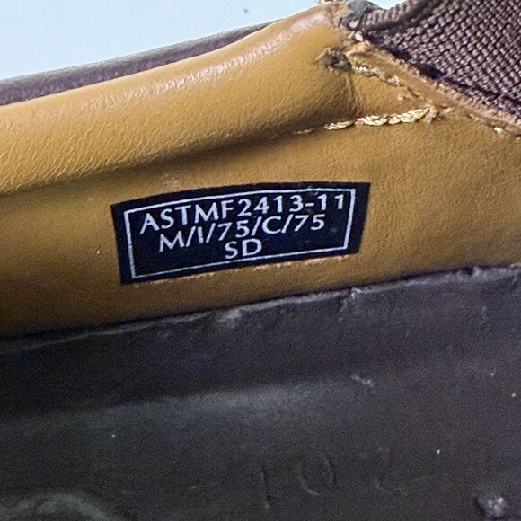 Red Wing Safety Toe Slip On Work Shoes Mens 10 Brown Leather ASTM SD Oil Comfort main image 14